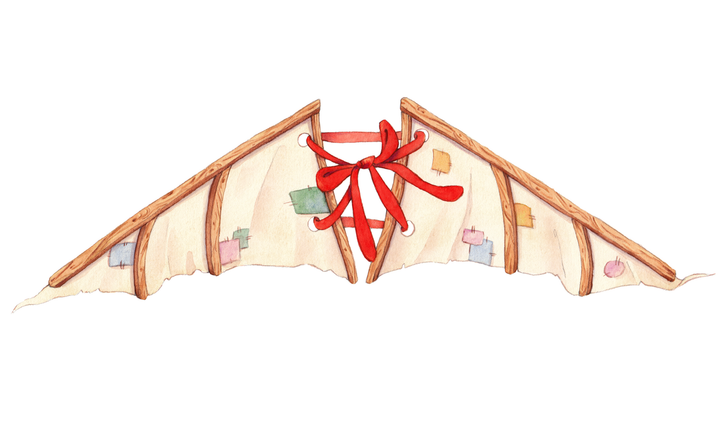 watercolors + colored pencils