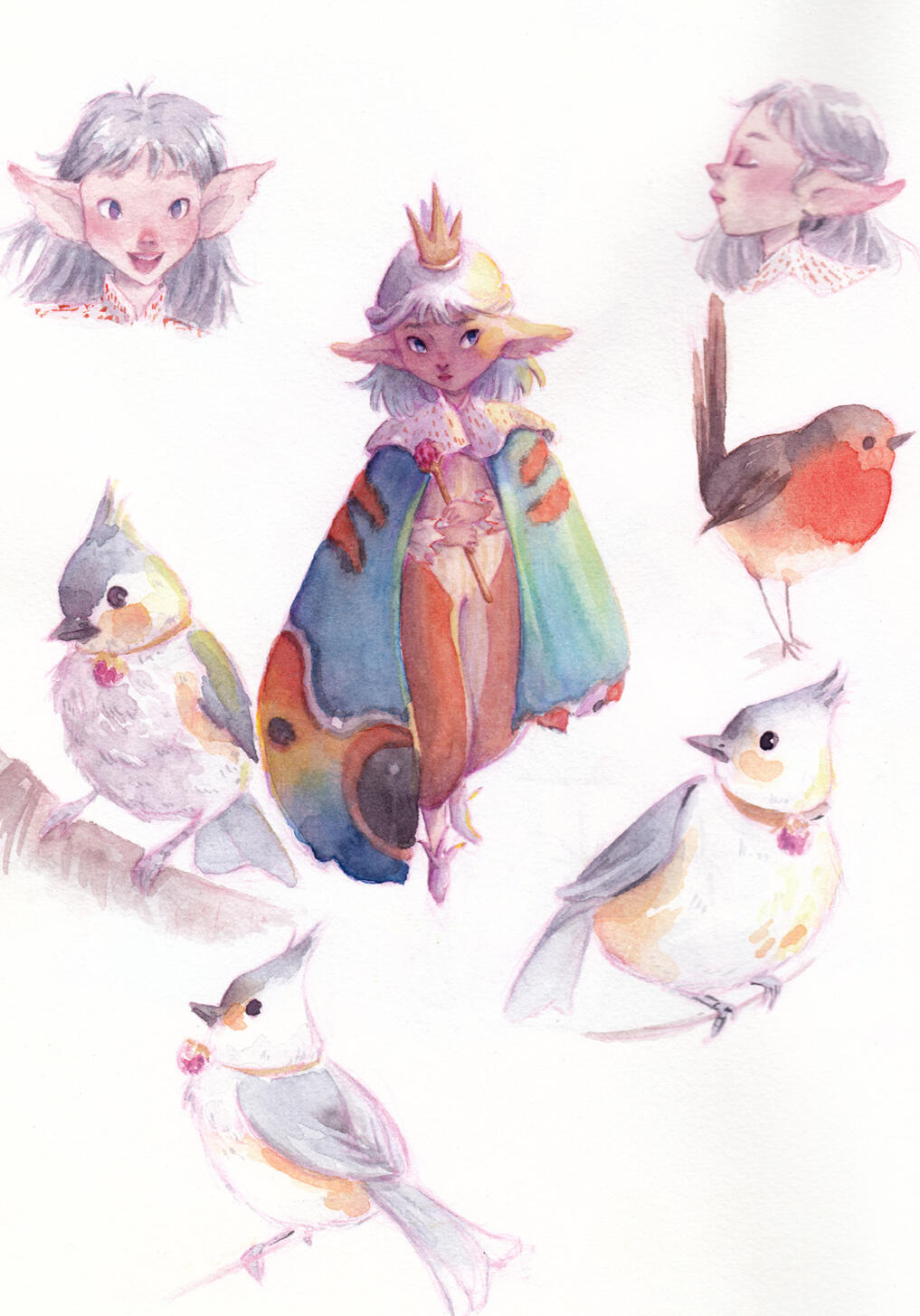 moth inspired character